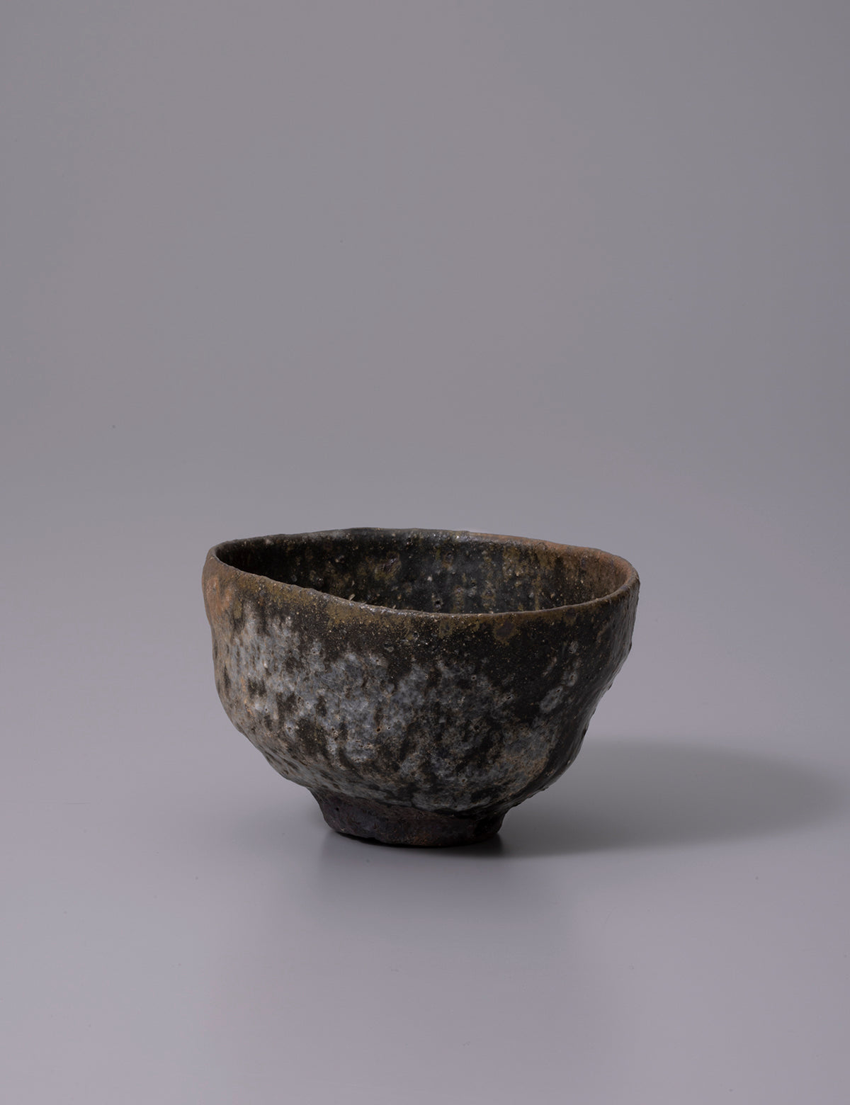 Tamba Tea Bowl , gray glaze