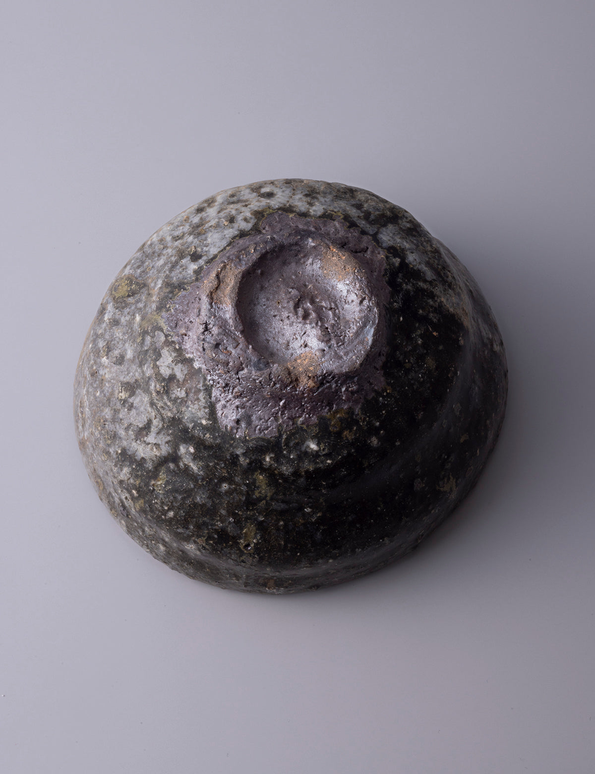 Tamba Tea Bowl , gray glaze