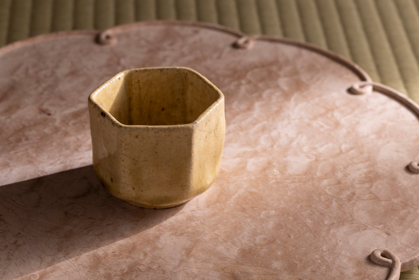 Hexagonal Sake cup, Kiseto type