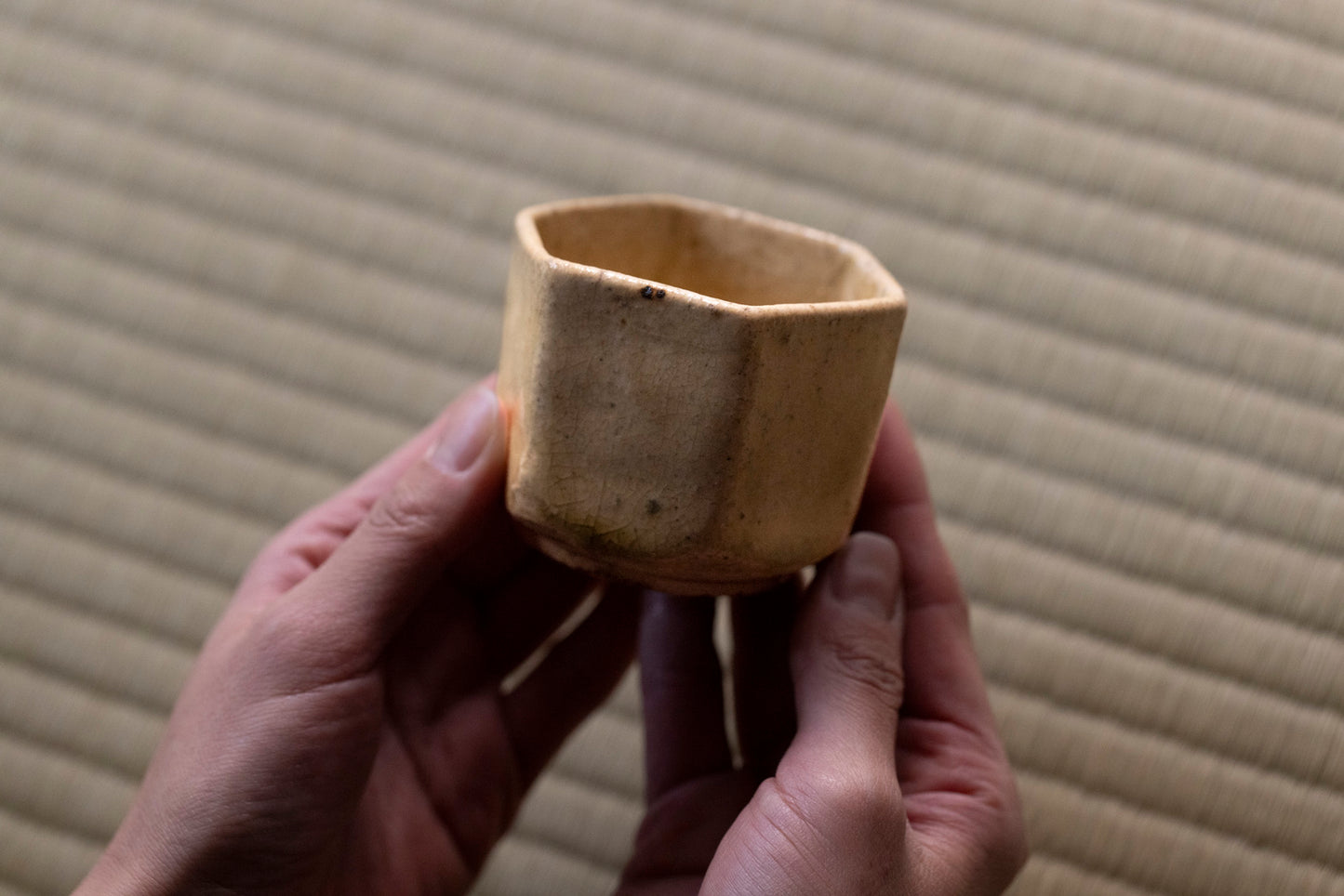 Hexagonal Sake cup, Kiseto type