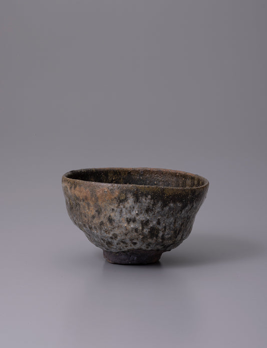 Tamba Tea Bowl , gray glaze