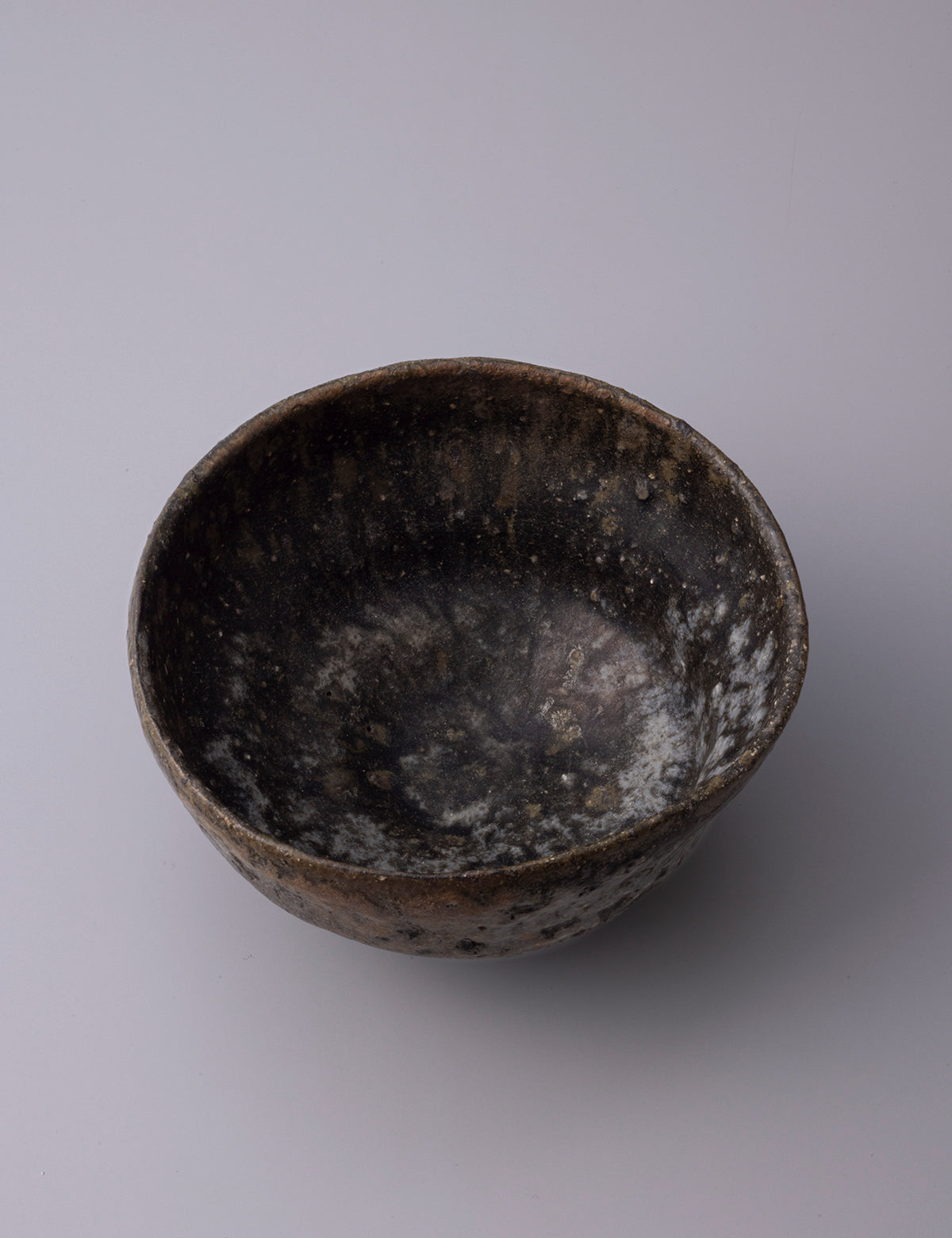 Tamba Tea Bowl , gray glaze